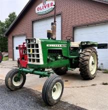 1974 OLIVER ROW CROP 1755 WIDE FRONT END TRACTOR, 6-CYLINDER DIESEL, 1,392.1 HOURS, S/N: 240068-676