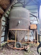 MORIDGE MODEL 275 7-TON BATCH GRAIN DRYER, PTO DRIVEN, GRAIN CLEANER, S/N: 5762