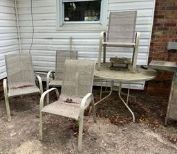 Patio Furniture and Grill