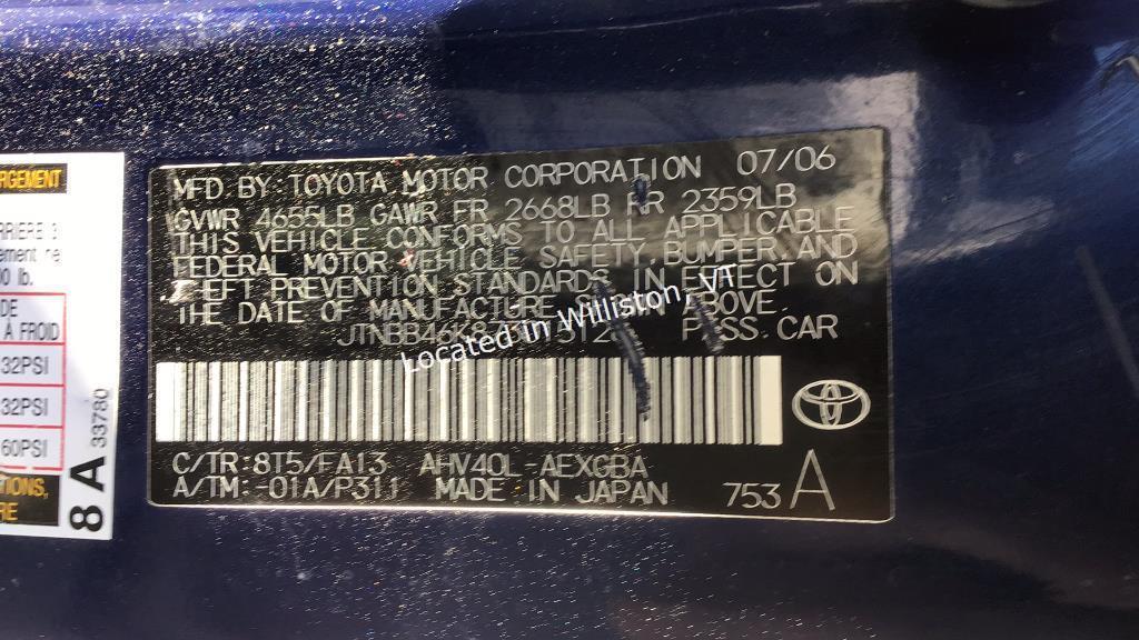 2007 Toyota Camry Hybrid Base I4, 2.4L