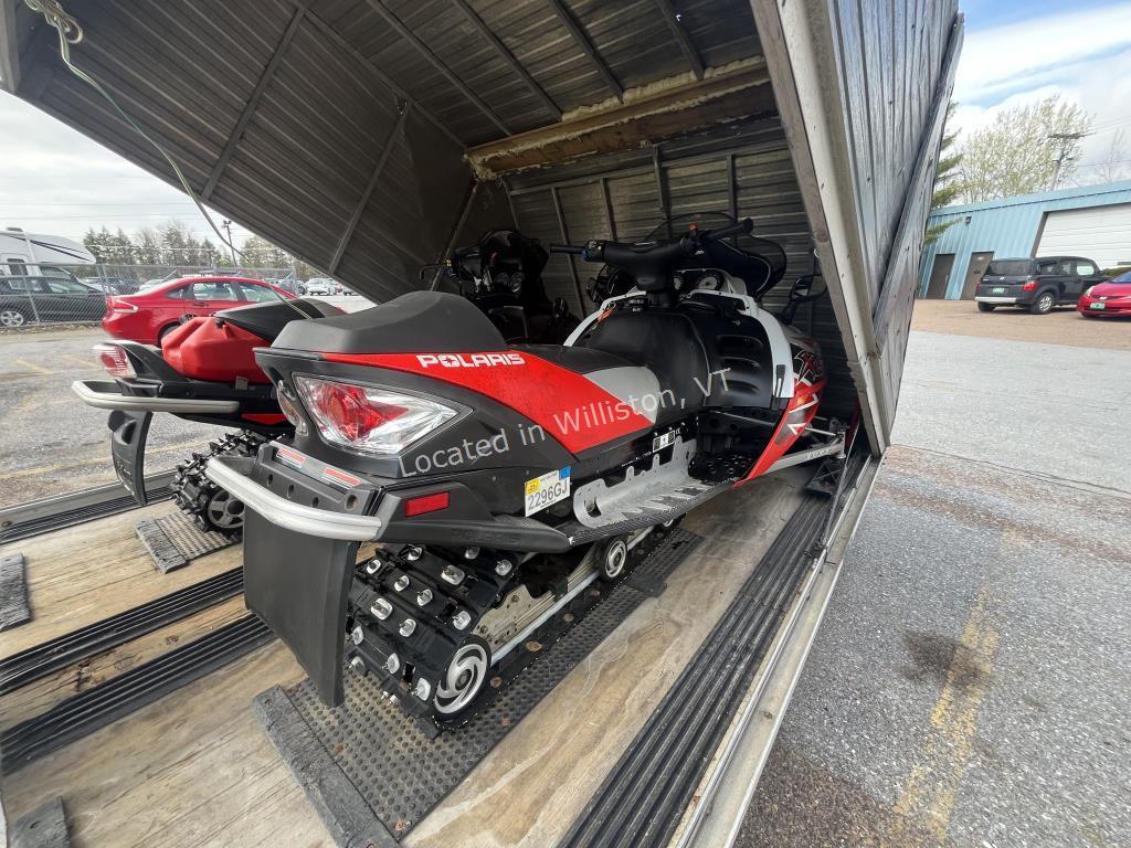 SNOWMOBILES WITH TRAILER