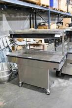 ROYSTON 51IN. MOBILE HOT FOOD BAR - MISSING GLASS SIDE PANELS