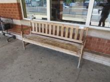 6FT WOODEN BENCH