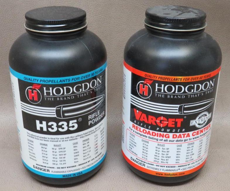Hodgdon Varget and H335 Gunpowder NO SHIPPING