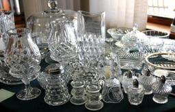 Large Assortment of Cut Glass and Crystal