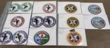 9 Kootaga Camp Patches and 5 Camp Kingsley Patches