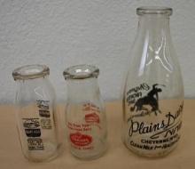 Plains Dairy Cheyenne Wyoming Frontier Days Milk Jar