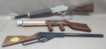 Three Vintage Toy Rifles