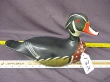 Drake Wood Duck Decoy