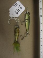 2 Heddon Fishing Lures