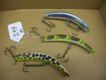 3 Flat Fish Fishing Lures