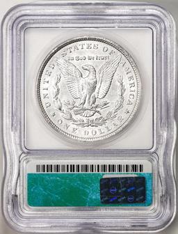 1890 $1 Morgan Silver Dollar Coin ICG AU55