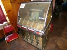 Seeburg Vintage Juke Box, Main Unit Complete with Original 45's