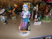 Hoffman Bourbon Betsy Ross Decanter with Music Box