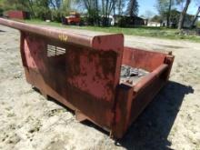 Red 8' Dump Body with Drop Down Sides, NO HOOD,NOS