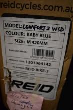 REID BIKE: BABY BLUE, MODEL COMFORT 2 WSD, SIZE M,