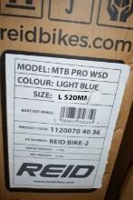 REID BIKE: LIGHT BLUE, MODEL MTB PRO WSD, SIZE L,