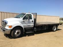 2007 Ford F650 Flatbed Truck,