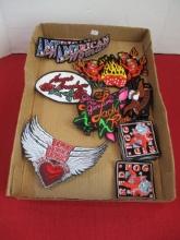 NOS Motorcycle/Biker Jacket Patches-Lot of 40 D