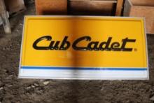 37" x 74" Cub cadet dealer sign