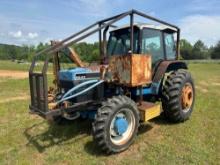 Ford 5640 Enclosed Cab 4x4 Tractor Side Arm Mower
