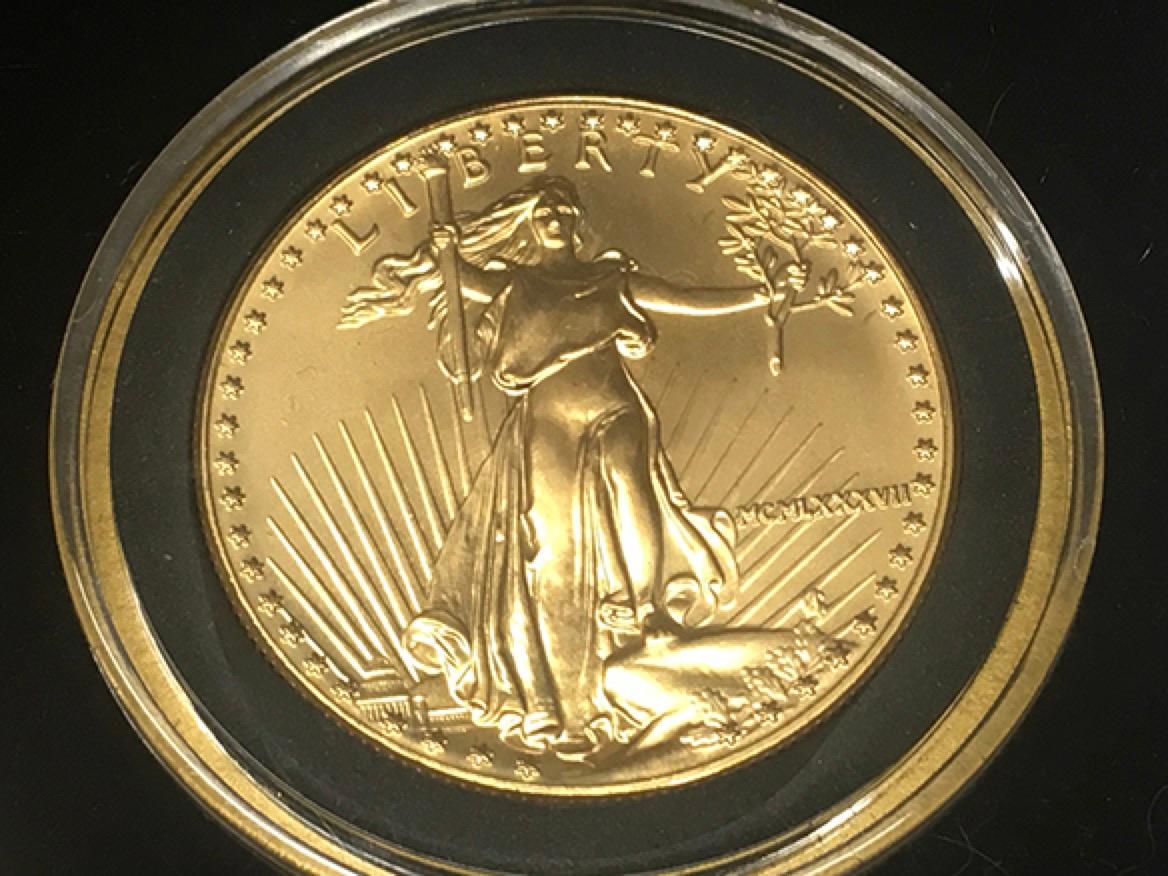 1986 4 pc American Eagle Gold UNC. Set