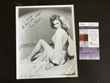 Joan Leslie Signed B/W Pin-Up Photo w/COA