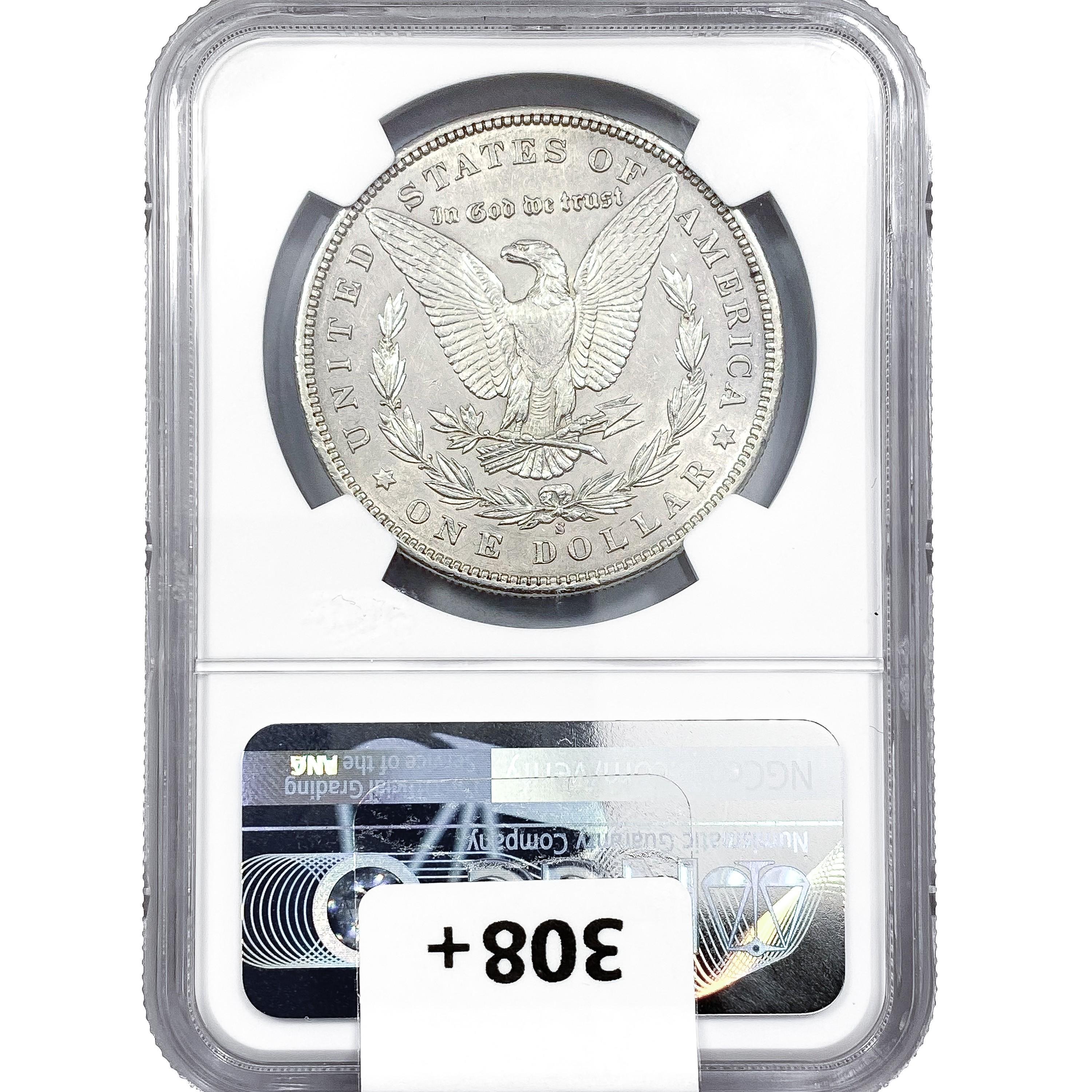 1892-S Morgan Silver Dollar NGC AU55