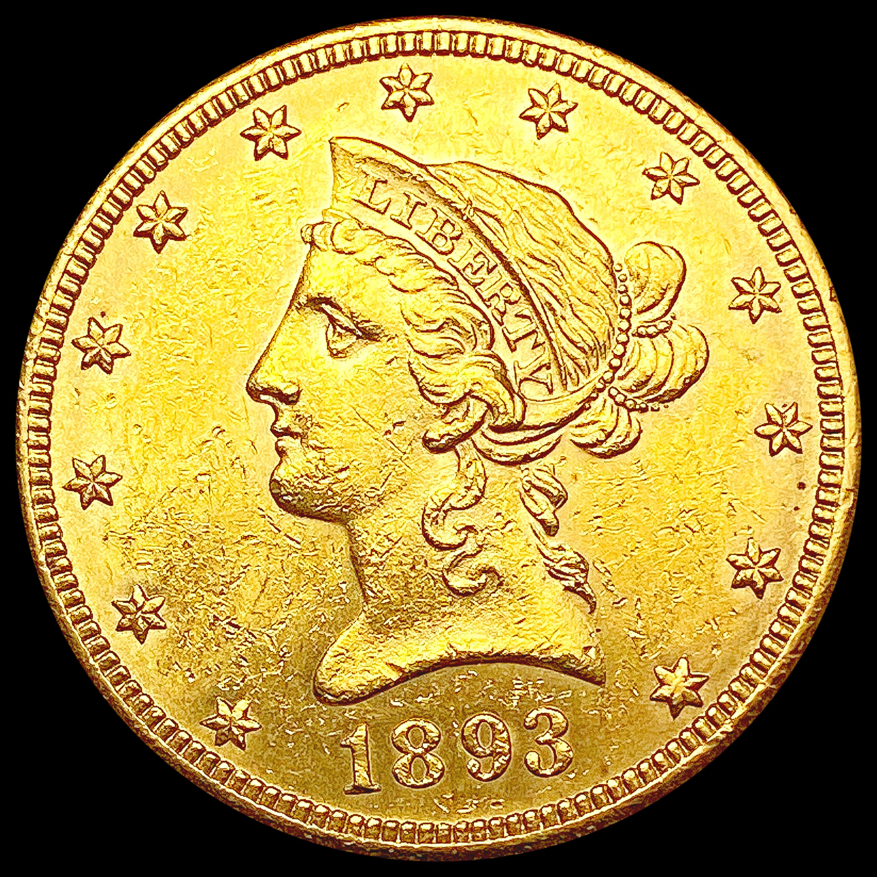 1893-O $10 Gold Eagle UNCIRCULATED