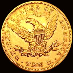 1869-S $10 Gold Eagle UNCIRCULATED