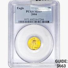 2004 $5 1/10oz. Gold Eagle PCGS MS69