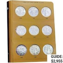 1986-2019 UNC US 1oz Silver Eagles Set [36 Coins]