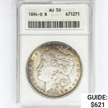 1894-O Morgan Silver Dollar ANACS AU50