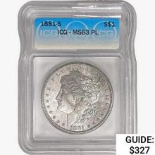 1881-S Morgan Silver Dollar ICG MS63 PL