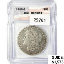 1895-S Morgan Silver Dollar ICG