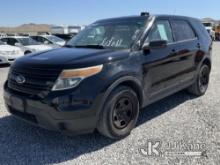 2014 Ford Explorer AWD Police Interceptor Body & Interior Damage, No Console, Rear Seats Unsecured C