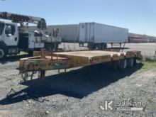 2019 Felling FT-30-2 LP 15-Ton T/A Tagalong Equipment Trailer Brake Issues, Seller States: Wheel May