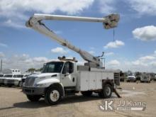 Altec AA600L, Articulating Non-Over Center Bucket Truck rear mounted on 2007 International 4300 Util