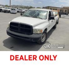 2004 Dodge 1500 Pickup Truck Runs But Does Not Move, Bad Power Steering , Abs Light Is On