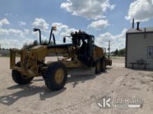 2016 Caterpillar 12M3 AWD Motor Grader Runs, Moves & Operates) (New Glass to be Installed Before Sal
