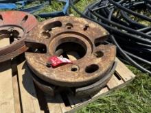 TRACTOR WHEEL WEIGHTS, (2) SETS
