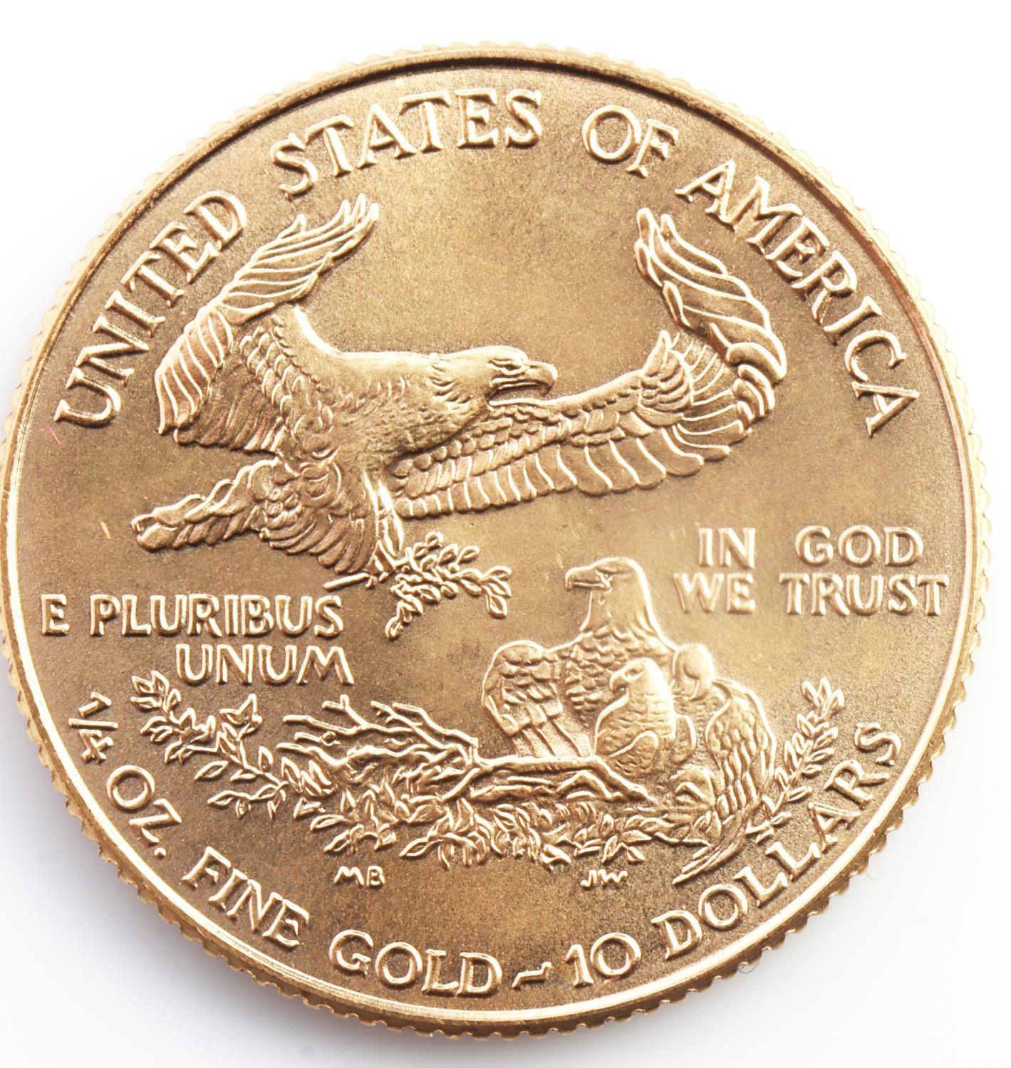 1998 1/4 AMERICAN GOLD EAGLE GOLD COIN