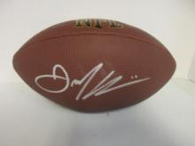 Julian Edelman of the New England Patriots signed autographed brown full size football AAA COA 650