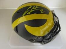 Charles Woodson of the Michigan Wolverines signed autographed football mini helmet PAAS COA 718