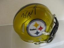 Ben Roethlisberger of the Pittsburgh Steelers signed autographed football mini helmet PAAS COA 997
