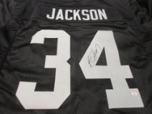 Bo Jackson of the Oakland Raiders signed autographed football jersey PAAS COA 883