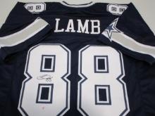 CeeDee Lamb of the Dallas Cowboys signed autographed football jersey PAAS COA 189