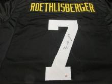 Ben Roethlisberger of the Pittsburgh Steelers signed autographed football jersey PAAS COA 828