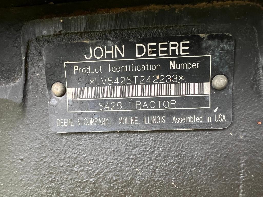 John Deere 5425 Tractor W/loader