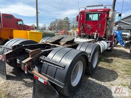 2013 International day cab tandem tractor with wetline, 18 speed, MaxxForce engine, 14K fronts, 46K